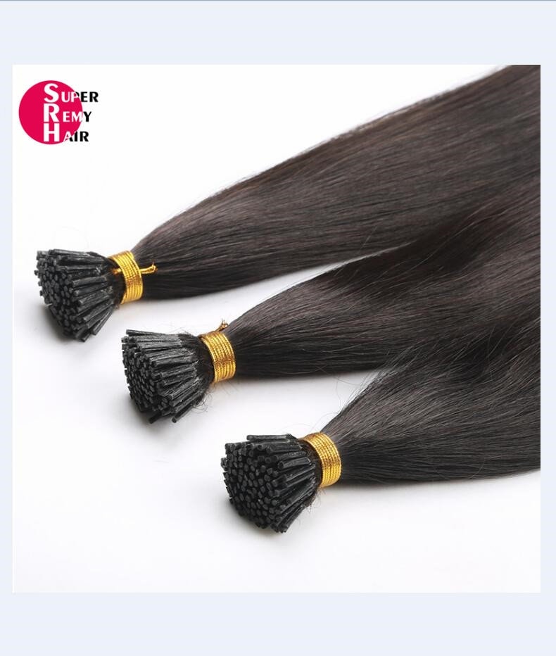 I tip hair extensions 9A grade 100 human hair extensions 1230 inch