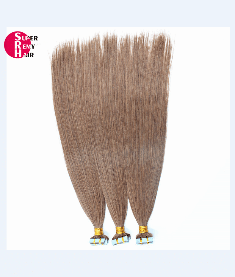 Tape in hair extensions 9A grade 100 human hair extensions 1230inch