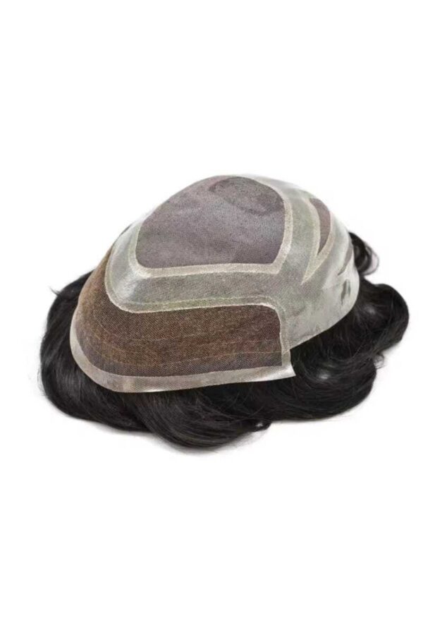 The Best Mens Hair Toupee Systems 8"x 10" V-Looped Undetectable Thin Skin Hair Replacement For Men