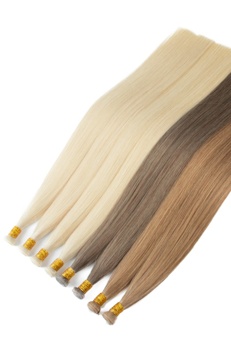 Genius Wefts Hair Extensions Best Quality Cuticle Hair Double Drawn