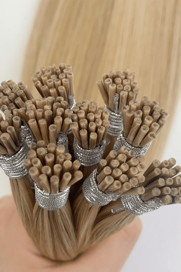I Tip Hair Extensions Best Quality Cuticle Hair Double Drawn Dark Color 50G/PC