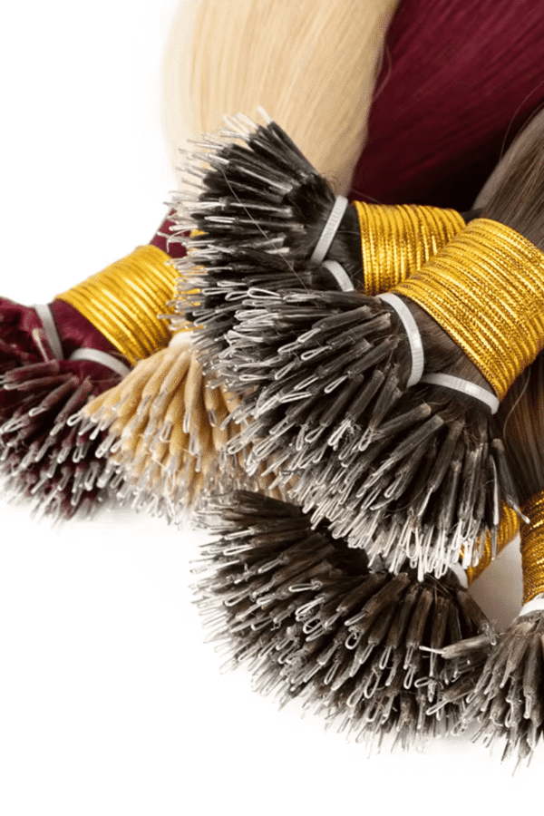 Nano Hair Extensions Best Quality Cuticle Hair 9A Grade Dark Color 100G/PC