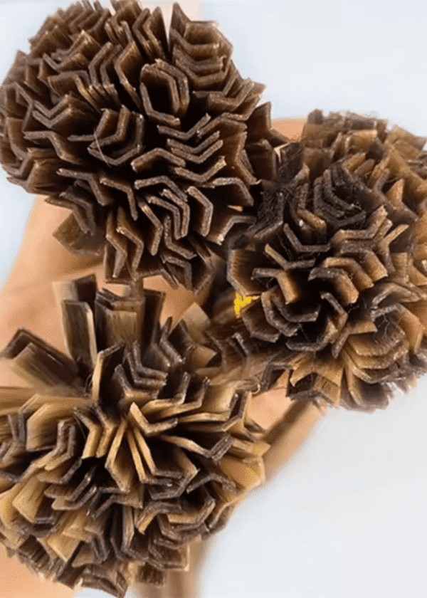 V Tip Hair Extensions Best Quality Cuticle Hair 9A Grade Dark Color 100G/PC