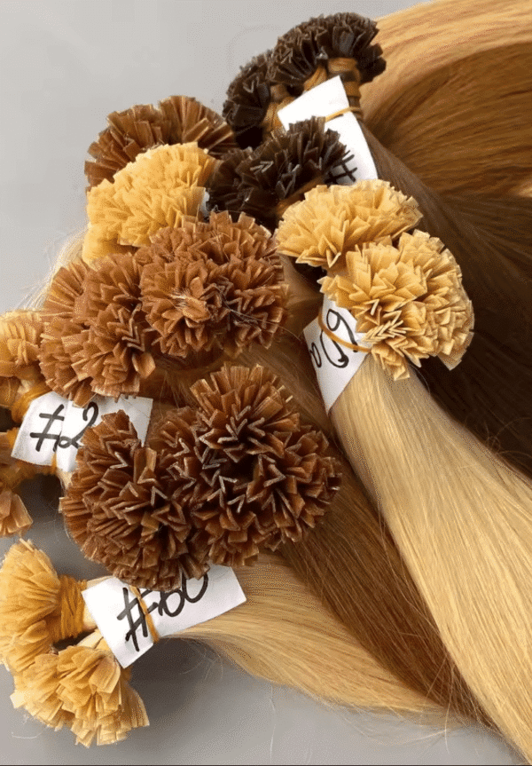 V Tip Hair Extensions Best Quality Cuticle Hair 9A Grade Light Color 100G/PC