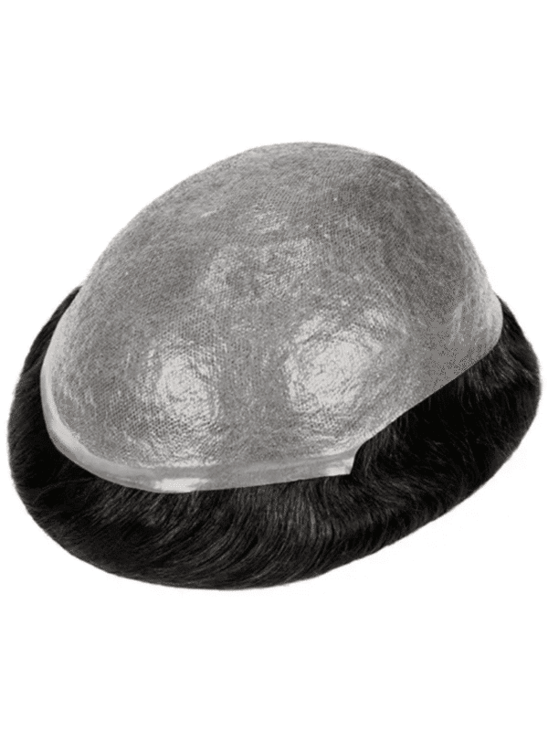 Super Remy Hair Men's Toupee Skin-V
